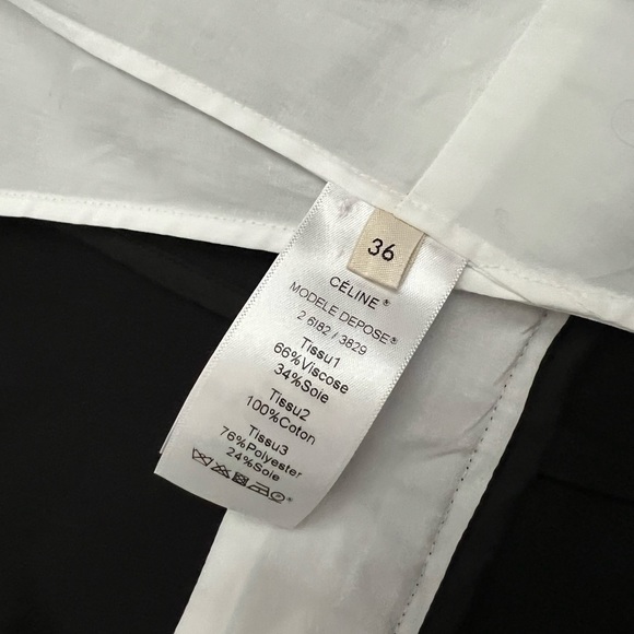 Celine Phoebe Philo Era Tuxedo Dress Size S, US4, FR36 - Picture 7 of 10